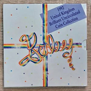 1992 BU 9 コインセット INC レア EU 1992/1993 50 ペンス 50 ペンス 希少ベビー号