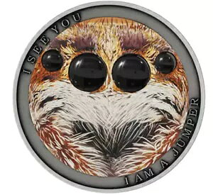 JUMPING SPIDER I SEE YOU EYES 2022 $1 40mm ����R�C�� �j�E�G ���g�A�j�A 2022