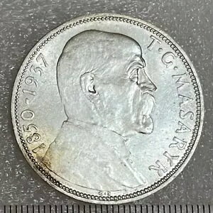 1937 �`�F�R�X���o�L�A �V���o�[ 20 �R���� �R�C���u�哝�� MASARYK�v aUNC�A��������