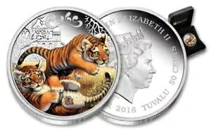 2016 50c �U �^�C�K�[ �J�u�X �c�o�� 1/2 �I���X �J���[�V���o�[ �v���[�t �R�C��