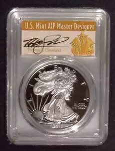 2018-W アメリカン シルバー イーグル | PCGS PR70 | .999 シルバー ASE |トーマス・クリーブランド