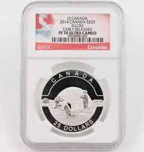 2014 OCanada $25 CkCbg CO[ NGCPF70 UltraCameo 999 Vo[ 1 IX RC t@[Xg[X