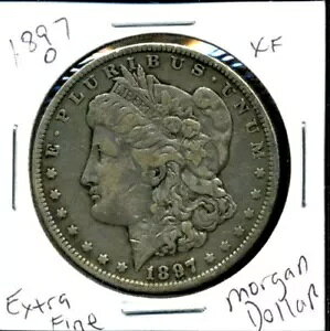 1897 O XF ���[�K�� �h�� 100 �Z���g �G�N�X�g�� �t�@�C�� 90% �i�C�X �č��V���o�[ US$1 �R�C�� #811