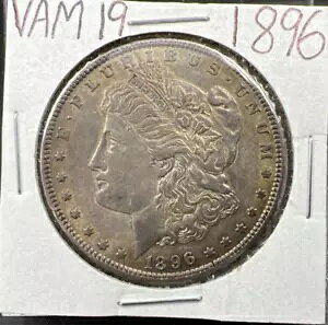 1896 P �����K�� �V���o�[ �_���[ �R�C�� VAM 19 MPD ���t���Ԉ���Ă��܂� 7 in Denticles CH AU