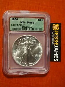 1986 $1 AJ Vo[ C[O ICG MS69 O[ x