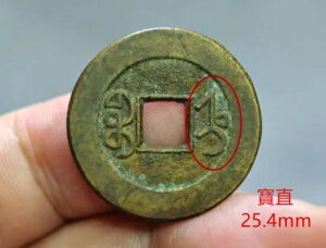 25.4mm  ( 1796 N) Jia Qing Tong Bao 蒼 {̌ÑRC #62315
