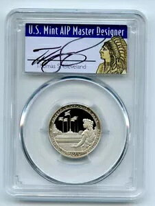 2019 S 25C クラッド アメリカン メム クォーター PCGS PR70DCAM FDOI トーマス クリーブランド ネイティブ