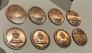 1884-1984 ルイジアナ万博記念コイン/メダルセット