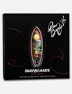 2023 ニウエ 1 オンス ドリュー ブロフィー ザ エンフォーサー サーフボード シルバー コイン パンプ スイス