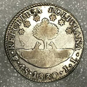 1830 �{���r�A ???? �V���o�[ 4 �\�[�� �R�C���A�{���o���APTS/JL�A(.667)�A13.5g�A32mm