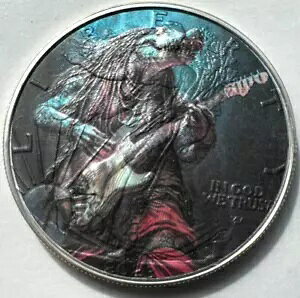 ���b�N�M�^�[��e���N���R�_�C�� �A�����J�� �V���o�[ �C�[�O�� 1�I���X 0.999 �V���o�[ �h�� �R�C��