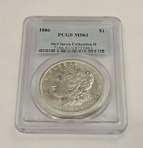 1886 [K 90% Vo[ _[ }N[ RNV II PCGS MS61
