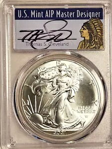 2021 Vo[ C[O $1 PCGS MS 70 ^Cv 2 t@[Xg XgCN 1 / 1,000 g[}X N[uh