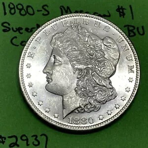 1880 S �����K�� �h�� $1 BU �f���炵�������ʂ� 90% ��̒��f�G�ȃR�C��!
