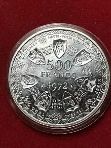 ���A�t���J (BCEAO) 1972 �V���o�[ 0.900 �R�C�� 500 �t����