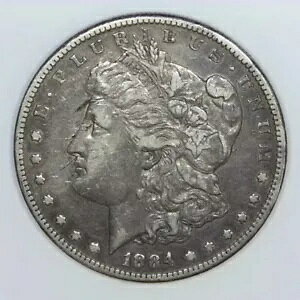 ~���B���e�[�W �A�����J�� �V���o�[~ 1884-S ���[�K�� �V���o�[ �h�� 90% �č� 1$ �R�C�� XF d581
