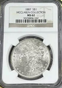 1887N $1 PCGS }N[ RNV MS-62 [K Vo[ _[ SS-73