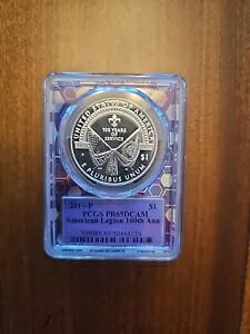 2019-P �v���[�t $1 �A�����J�݋��R�l�� 100th Ann PCGS PR69DCAM
