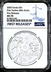 2024 sN pT[ 60 NLO 1 IX .9999 Vo[ $1 nRC NGC MS70 FR