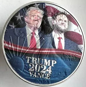 �g�����v ���@���X 2024 MAGA - �A�����J�� �V���o�[ �C�[�O�� 1�I���X 0.999 �V���o�[ �h�� �R�C��