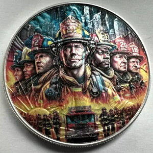 Fearles Firefighters Fireman - �A�����J�� �V���o�[ �C�[�O�� 1�I���X .999 �V���o�[ �_���[ �R�C��