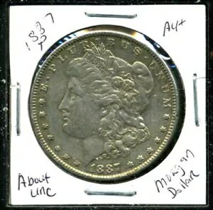 1887 P AU K h 100 Zg  90% Vo[ US $1 RC #4844