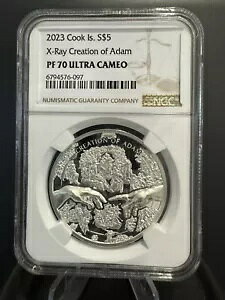 2023�N�N�b�N���B ADAM PF 70 ULTRA CAMEO NGC �� X ���쐬