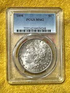 TOUGH~1898 [K S$1~MS62 PCGS z_[~90% Vo[ čǎWi/
