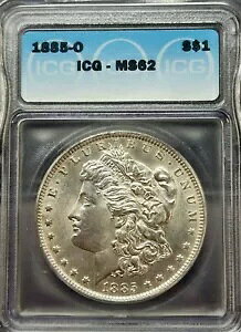 1885-O [K Vo[ _[ $1 - ICG MS62 - !!