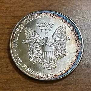 1990 $1 �A�����J�� �V���o�[ �C�[�O�� �ɏ�̕�� ������ ���C���{�[ �g�[�j���O