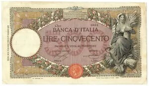 500  CAPRANESI MIETITRICE TESTINA DECRETO 06/06/1923 BB