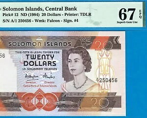 �\����������-20$-1984-�v���t�B�b�N�X A/1-S/N 250456-P.12 **PMG 67 EPQ SUPERB GEM UNC*