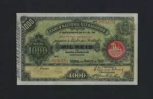 |gK Ur[N 1000 REIS 1909 P-33 EF-AUNC A