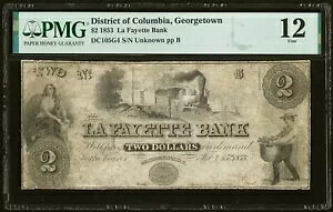 1853 W[W^E D.C. - $2 - DC105G4 - PMG 12 - PMG ōō̃A - gbv|bv!