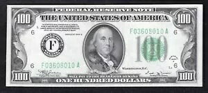 FRB 2154-F 1934-B $100 tXAMs Ag^AW[WAB  