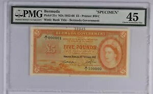 o~[_ P-21c 1952 QEII 5 |h v^[ Tv PMG 45 EF