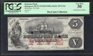 1854 �N $5 �o�b�N�X�|�[�c��s���C���̔p�~���ꂽ�ʉݎ��� PCGS ���ɍׂ���-30