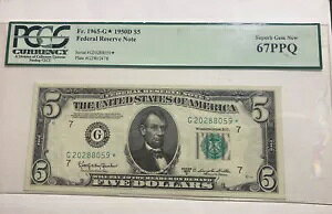 $5 1950D AMs (X^[m[g)VJS Fr#1965-G PCGS 67 PPQ f炵 Vi