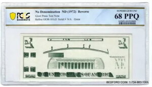 PCGS  SUPERB GEM UNC 68 PPQ tȂ (1972) BACK GIORI vX eXgm[g