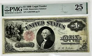 1880 N $1 @ʉݎ PMG Very Fine VF25 FR 34 Geo Washington