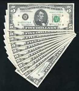 (11) A 1969-C $5 FRN AMs STB~Y[BC GEM UNC