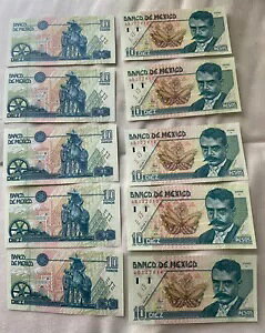 LVR 10 y\ ZAPATA VA [ A UNC s bg 10 PC