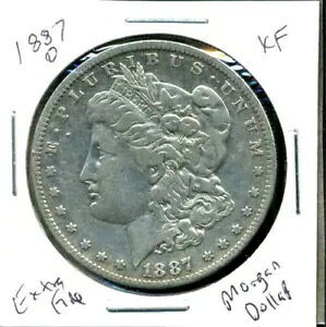 1887 O XF ���[�K�� �h�� 100 �Z���g �G�N�X�g�� �t�@�C�� 90% �i�C�X �č��V���o�[ US$1 �R�C�� #4800