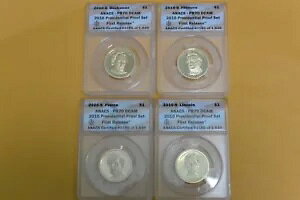 2010-S �v���[�t�哝�̃h�� 4 �R�C�� �Z�b�g ANACS PR70 (FDI)
