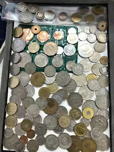 世界のコインロット、ケニア、フランス、エジプトなどのコイン、107コイン