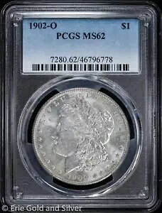 1902-O ���[�K�� �V���o�[ �_���[ PCGS MS 62 |�����ʂ� UNC