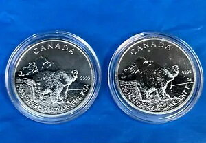 2 クイーン エリザベス ロット 2011 カナダ 1 オンス シルバー ワイルドライフ シリーズ ハイイログマ BU