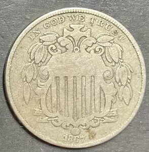 1867 V[h jbP WITH RAYS 5c CHOICE A I[h ^t A[[ ^Cv RC i62