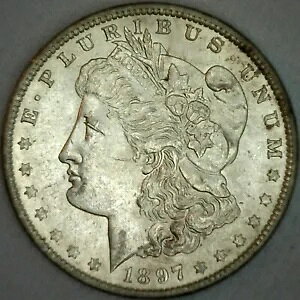 1897 �����K�� BU �V���o�[ �_���[ �����ʃt�B���f���t�B�A������ $1 �č��^�C�v �R�C��