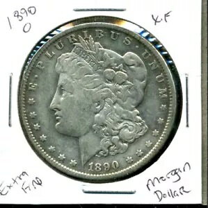 1890 O XF ���[�K�� �h�� 100 �Z���g �G�N�X�g�� �t�@�C�� 90% �i�C�X �č��V���o�[ US$1 �R�C�� #3371